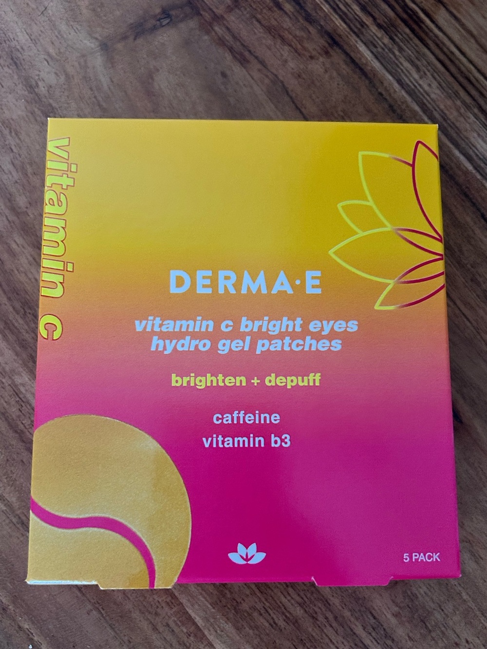Derma E Hydrogel Vitamin C Eye Patches (pack of 5)